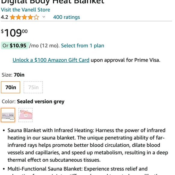 Sauna Blanket - Picture 3 of 10